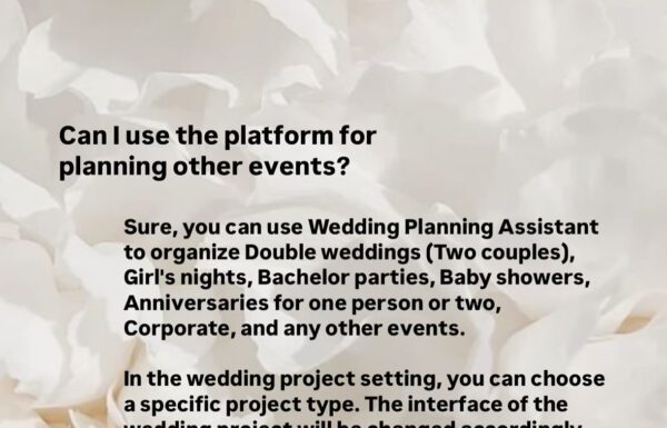 Online Wedding Planning Assistant Gallery 6