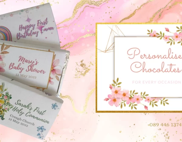 Wedding Gifts & Favours Listing Category Personalised Chocolates By Niamh